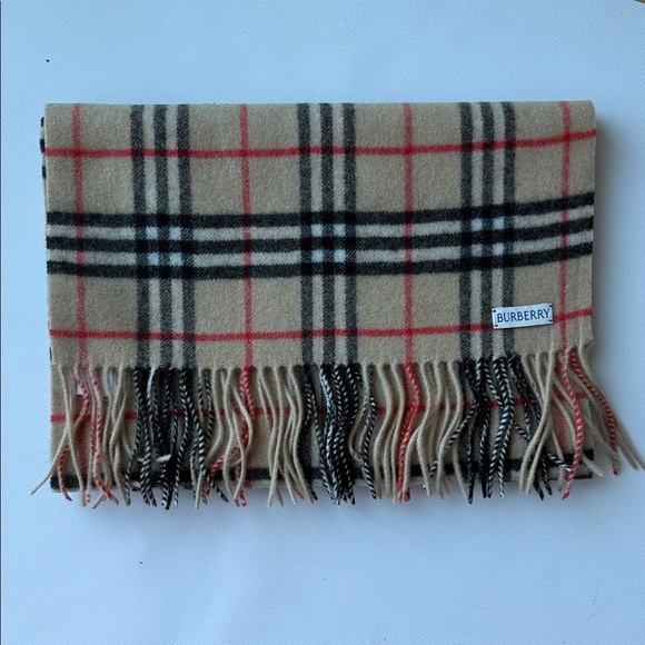 Burberry 109% cashmere Plaid Scarf - Picture 1 of 11
